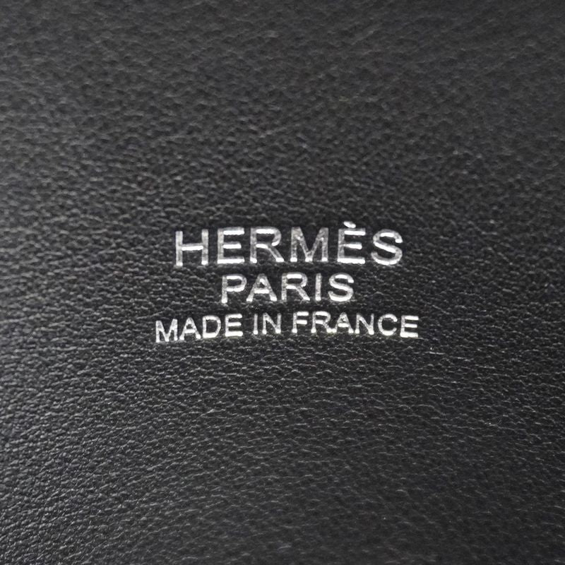 Hermes Handbag Bolide 31 Taurillon Cles Mance Black Silver Hardware Y Engraved