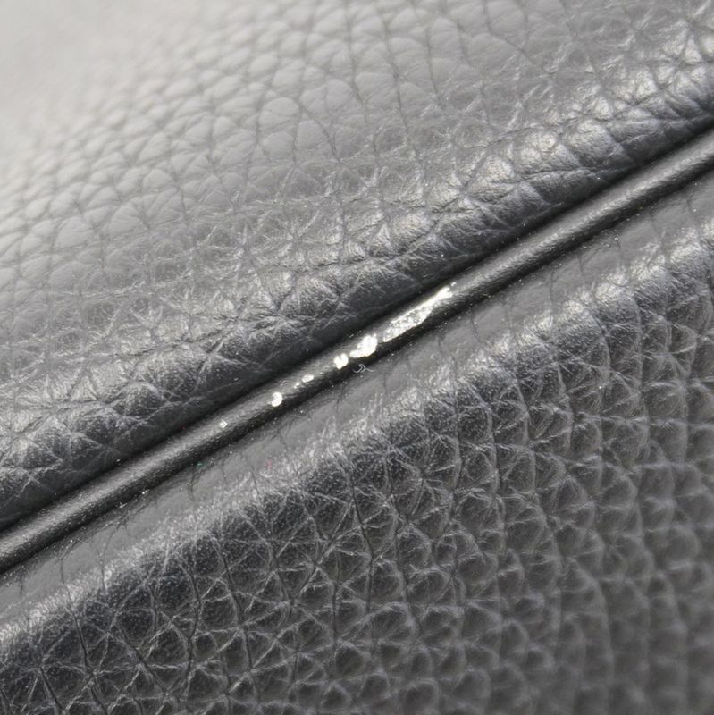 Hermes Handbag Bolide 31 Taurillon Cles Mance Black Silver Hardware Y Engraved