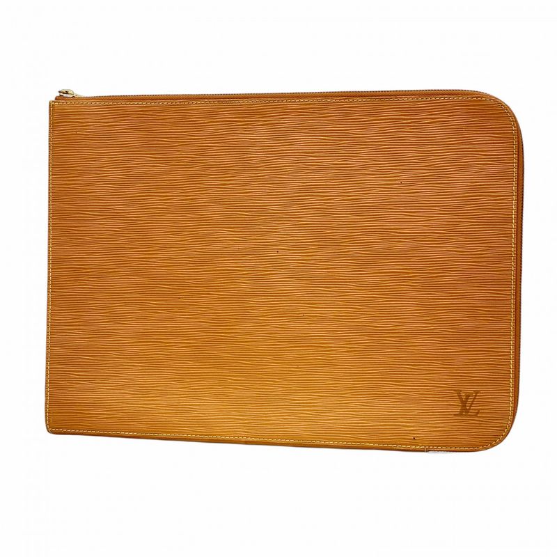 Louis Vuitton Epi Poche Cumann Clutch Bag M54498 Zipangu Gold Men's