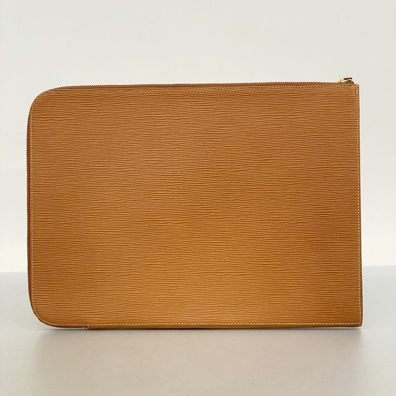 Louis Vuitton Epi Poche Cumann Clutch Bag M54498 Zipangu Gold Men's