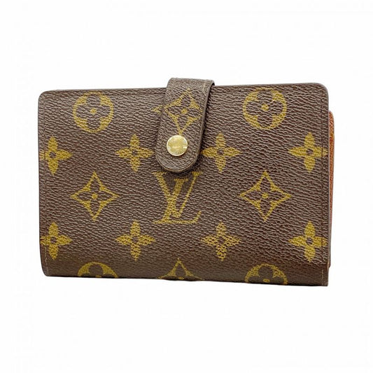 Louis Vuitton Wallet Monogram Portefeuille Viennois M61674 Brown Ladies