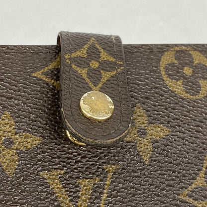 Louis Vuitton Wallet Monogram Portefeuille Viennois M61674 Brown Ladies