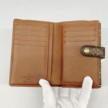 Louis Vuitton Wallet Monogram Portefeuille Viennois M61674 Brown Ladies