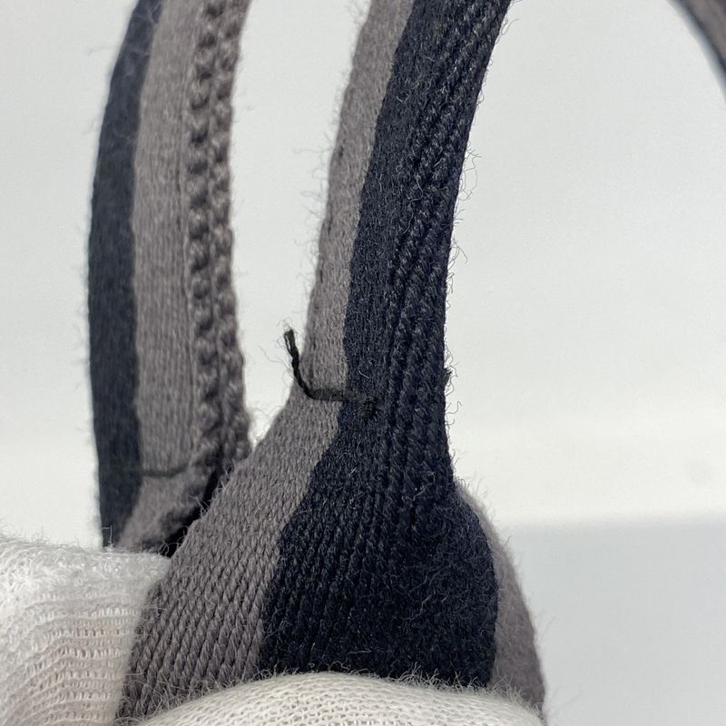 Hermes Handbag Fourre Tout PM Canvas Black Silver Hardware Women