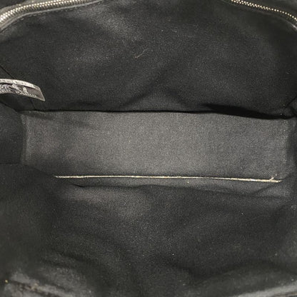 Hermes Handbag Fourre Tout PM Canvas Black Silver Hardware Women