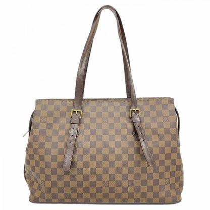 Louis Vuitton Damier Chelsea N51119 Ebene Womens Shoulder Bag