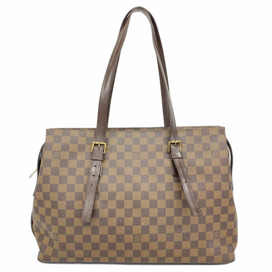 Louis Vuitton Damier Chelsea N51119 Ebene Womens Shoulder Bag