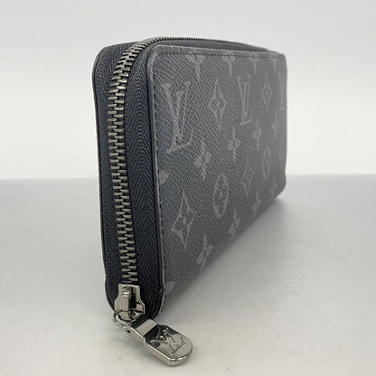 Louis Vuitton Long Wallet Monogram-eclipse Zippy Wallet Horizontal M11611 Black