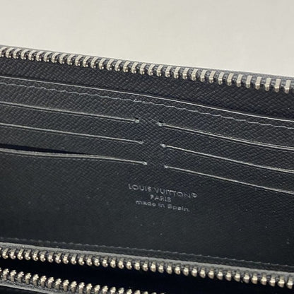 Louis Vuitton Long Wallet Monogram-eclipse Zippy Wallet Horizontal M11611 Black