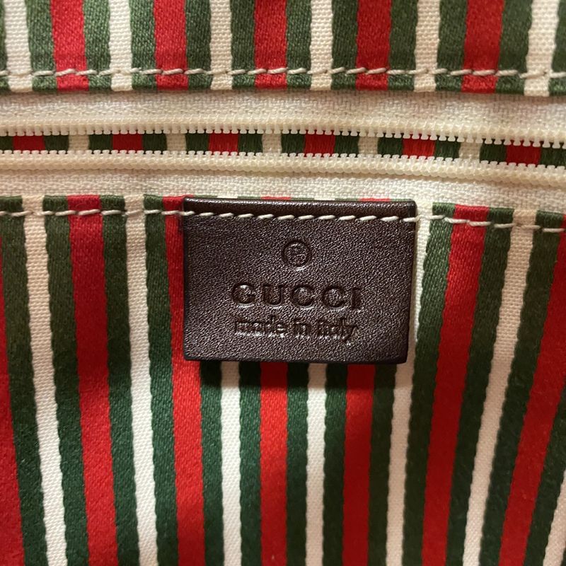 Gucci Shoulder Bag GG Canvas Interlocking G 169947 Canvas Brown Chien Pan Gold