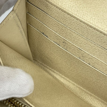 Louis Vuitton Damier Azure Portefeuille Sarah N61735 White Women's