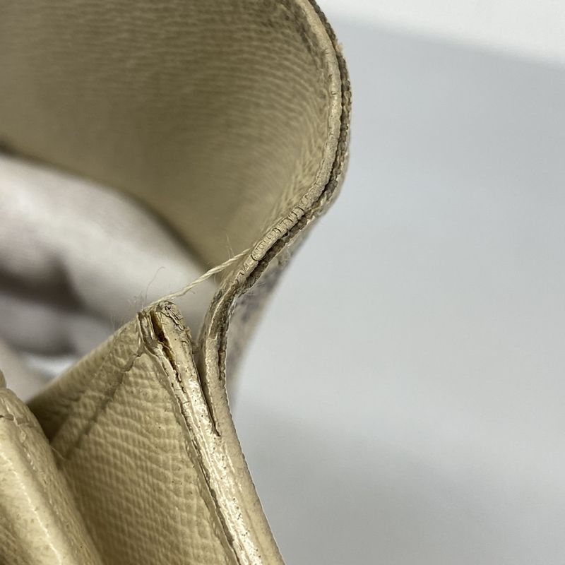 Louis Vuitton Damier Azure Portefeuille Sarah N61735 White Women's