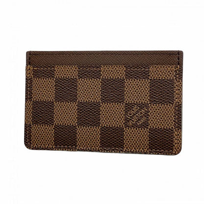 Louis Vuitton Card Case Damier Porte Carthusanple N61722 Ebène Men Women Unisex