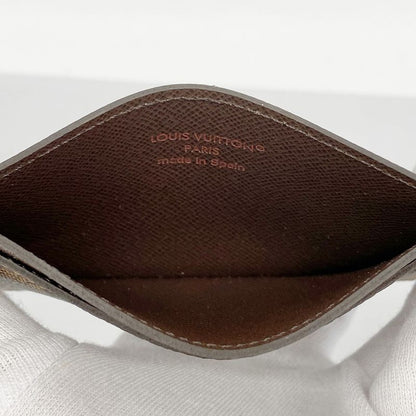 Louis Vuitton Card Case Damier Porte Carthusanple N61722 Ebène Men Women Unisex