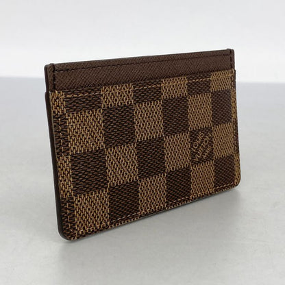 Louis Vuitton Card Case Damier Porte Carthusanple N61722 Ebène Men Women Unisex
