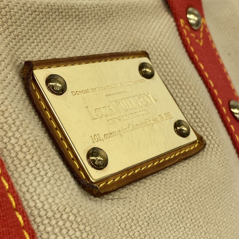 Louis Vuitton Tote Bag Antigua Cabas MM M40035 Beige Women's