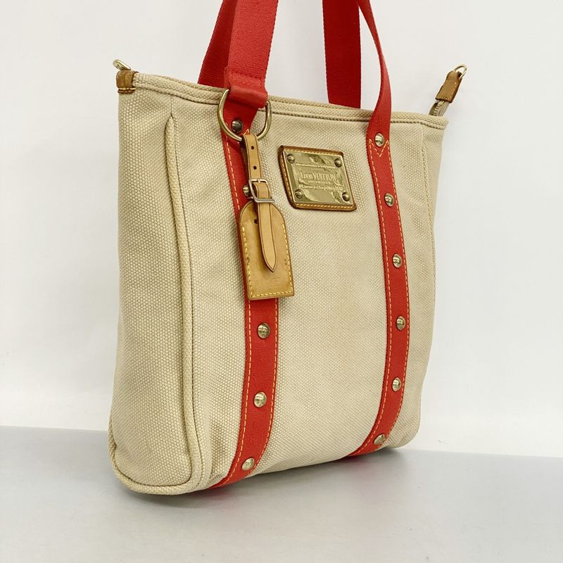 Louis Vuitton Tote Bag Antigua Cabas MM M40035 Beige Women's