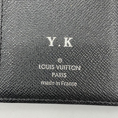Louis Vuitton Damier Graphite Portefeuille Blazer N62665 Black Men's Long Wallet