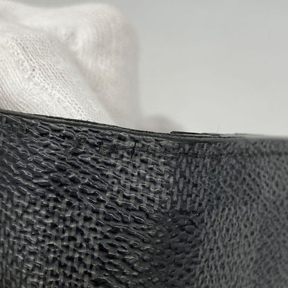 Louis Vuitton Damier Graphite Portefeuille Blazer N62665 Black Men's Long Wallet