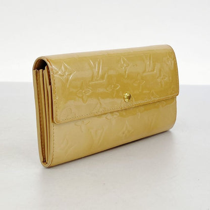 Louis Vuitton Vernis Pochette Porte Monet Cles Di M91380 Noisette Women's Long