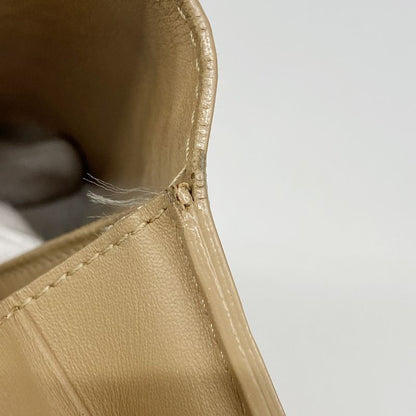 Louis Vuitton Vernis Pochette Porte Monet Cles Di M91380 Noisette Women's Long