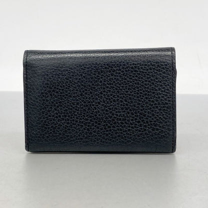 Louis Vuitton Trifold Wallet Portefeuille Capucines Compact M62157 Noir/hot Pin