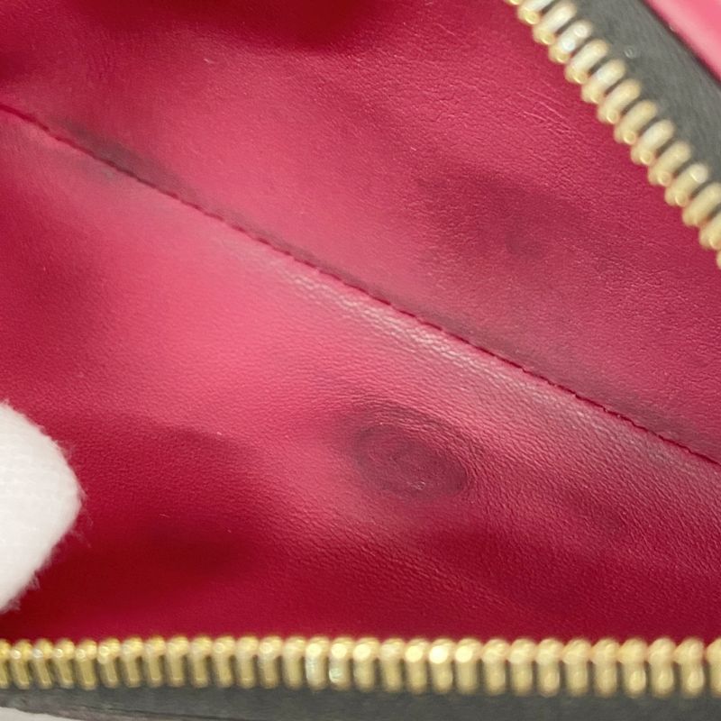 Louis Vuitton Trifold Wallet Portefeuille Capucines Compact M62157 Noir/hot Pin