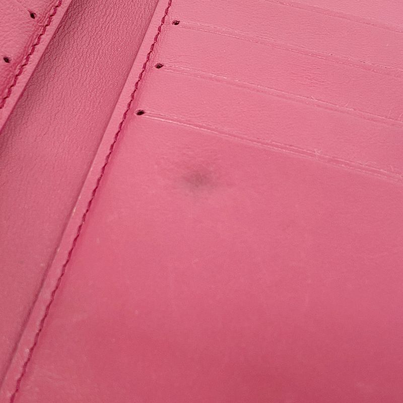 Louis Vuitton Trifold Wallet Portefeuille Capucines Compact M62157 Noir/hot Pin