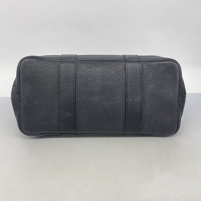 Hermes Tote Bag Garden Party PM Negonda Black Silver Hardware □L Engraved Ladies