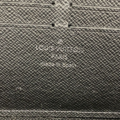 Louis Vuitton Long Wallet Taiga Zippy Dragonne M69409 Noir Black Men's