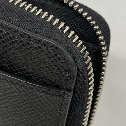 Louis Vuitton Long Wallet Taiga Zippy Dragonne M69409 Noir Black Men's