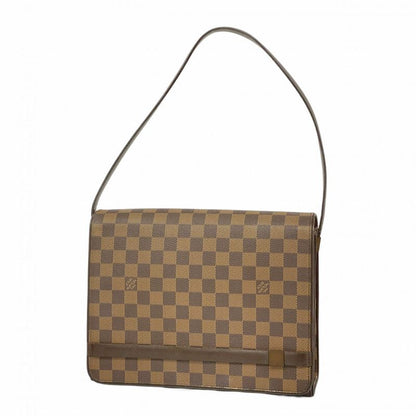 Louis Vuitton Damier Tribeca Carré Shoulder Bag N51161 Ebène Women's