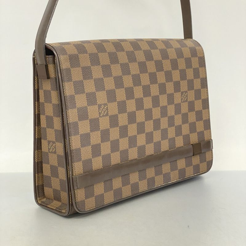 Louis Vuitton Damier Tribeca Carré Shoulder Bag N51161 Ebène Women's