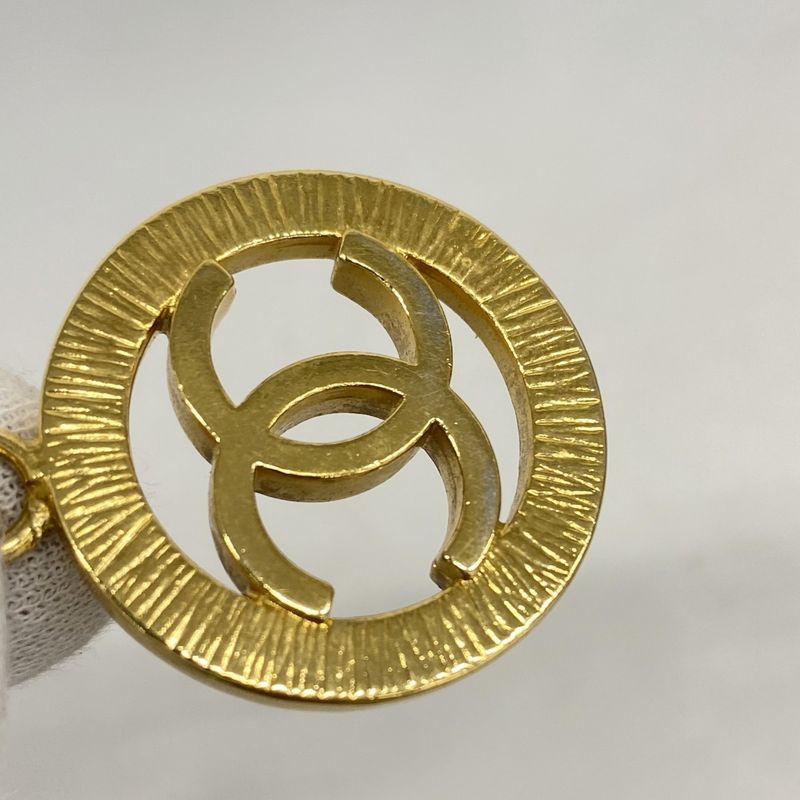 Chanel Belt Chain Black Gold Hardware Women