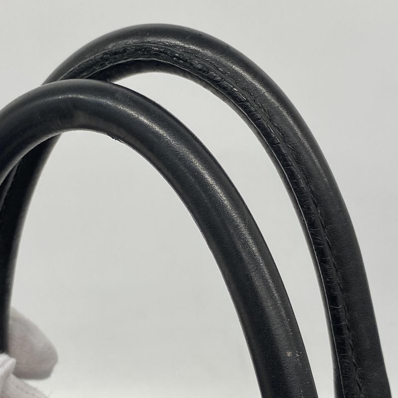 Gucci Business Bag GG Imprime 201480 PVC Black Silver Hardware Men's