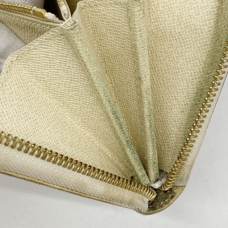 Louis Vuitton Damier Azure Zippy Wallet N60019 Whitemen Women Unisex