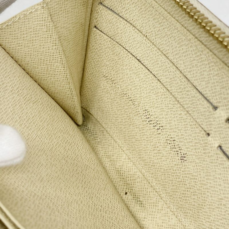 Louis Vuitton Damier Azure Zippy Wallet N60019 Whitemen Women Unisex