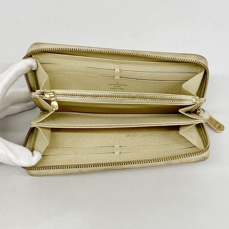 Louis Vuitton Damier Azure Zippy Wallet N60019 Whitemen Women Unisex