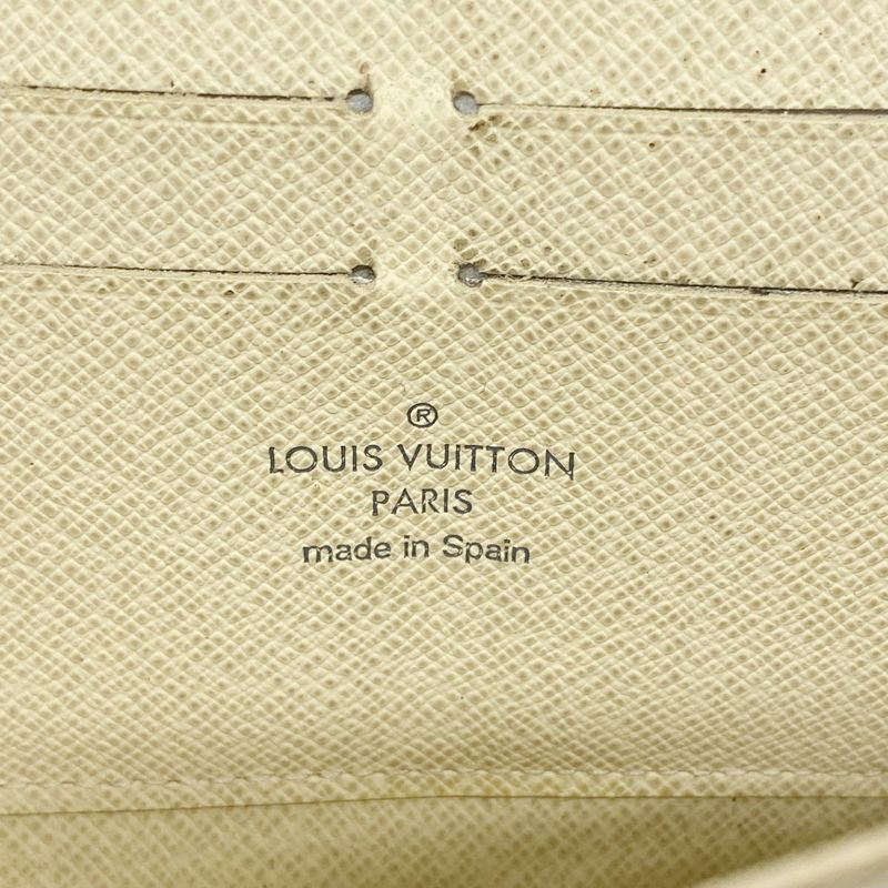 Louis Vuitton Damier Azure Zippy Wallet N60019 Whitemen Women Unisex