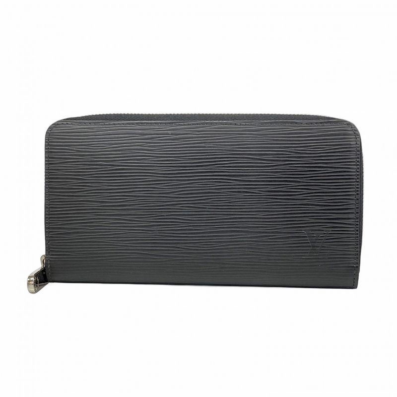 Louis Vuitton Epi Zippy Wallet M60072 Noir Black Men Women Unisex