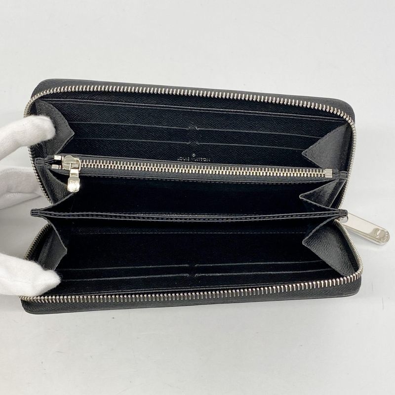 Louis Vuitton Epi Zippy Wallet M60072 Noir Black Men Women Unisex
