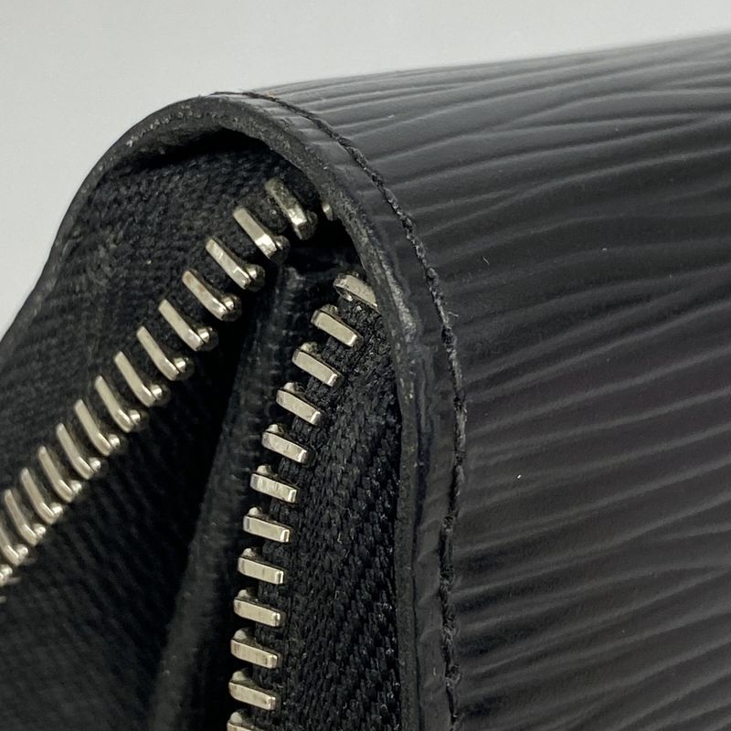 Louis Vuitton Epi Zippy Wallet M60072 Noir Black Men Women Unisex