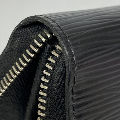 Louis Vuitton Epi Zippy Wallet M60072 Noir Black Men Women Unisex