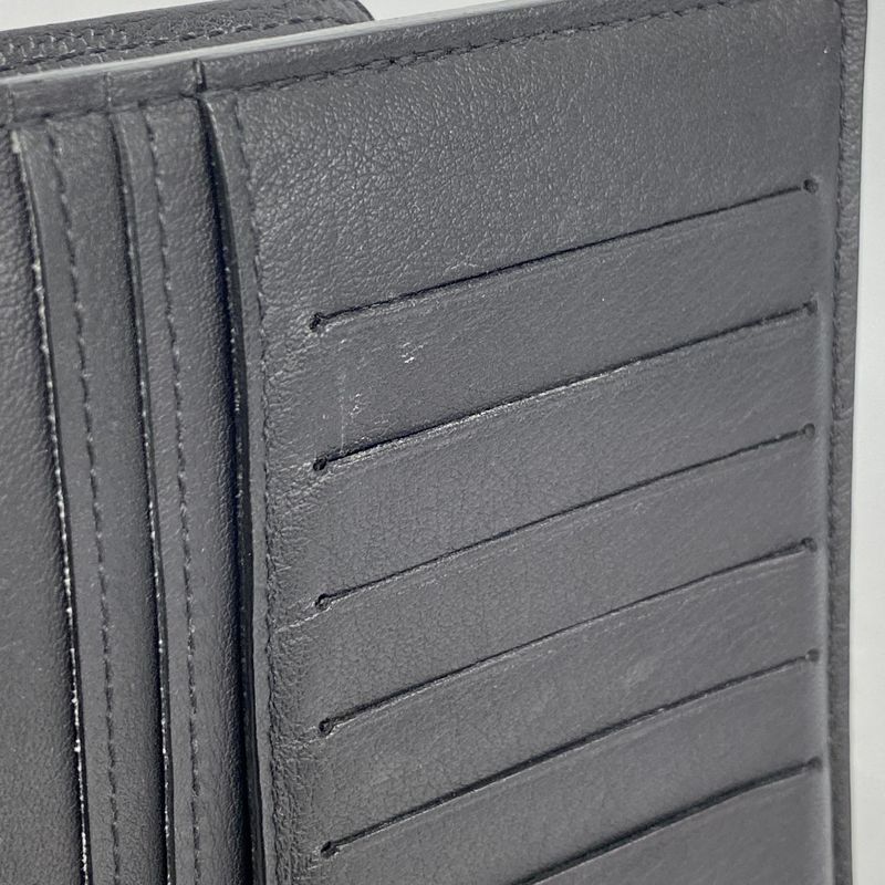 Louis Vuitton Long Wallet Damier Infini Portefeuille Brazza N63010 Onyx Men's