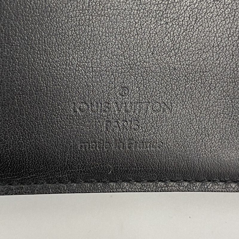 Louis Vuitton Long Wallet Damier Infini Portefeuille Brazza N63010 Onyx Men's