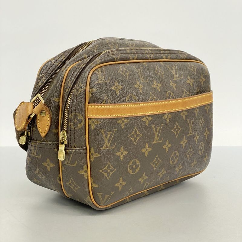 Louis Vuitton Shoulder Bag Monogram Reporter PM M45254 Brown Ladies