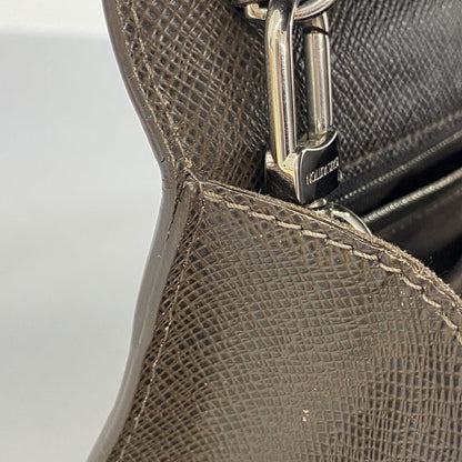 Louis Vuitton Clutch Bag Taiga Bellaire M32598 Grizzly Men's