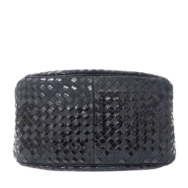 Bottega Venetaveneta Bag Women's Brand Intrecciato Handbag Leather Black 199875
