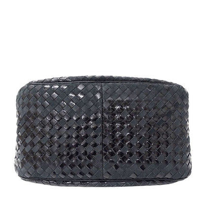 Bottega Venetaveneta Bag Women's Brand Intrecciato Handbag Leather Black 199875