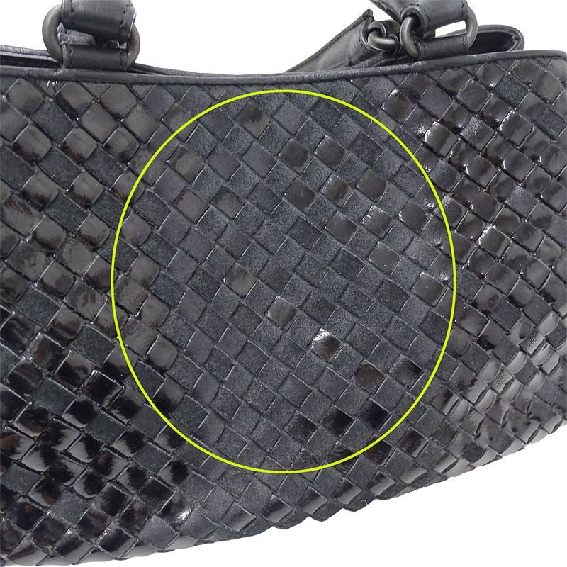 Bottega Venetaveneta Bag Women's Brand Intrecciato Handbag Leather Black 199875